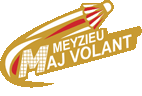 Logo Badminton Club Meyzieu Maj'volant